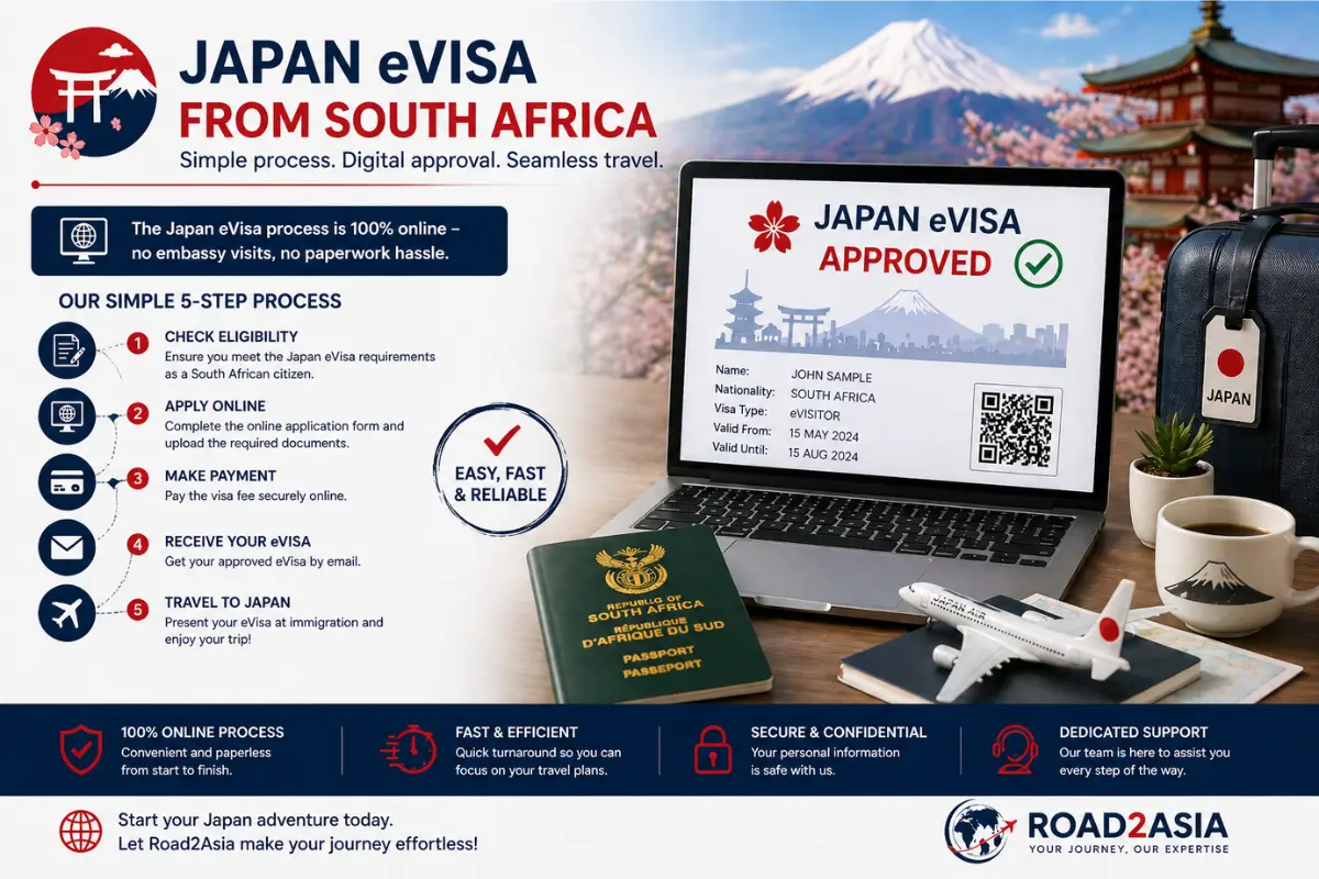 Get your Japanese eVisa Approved by Road2Asia