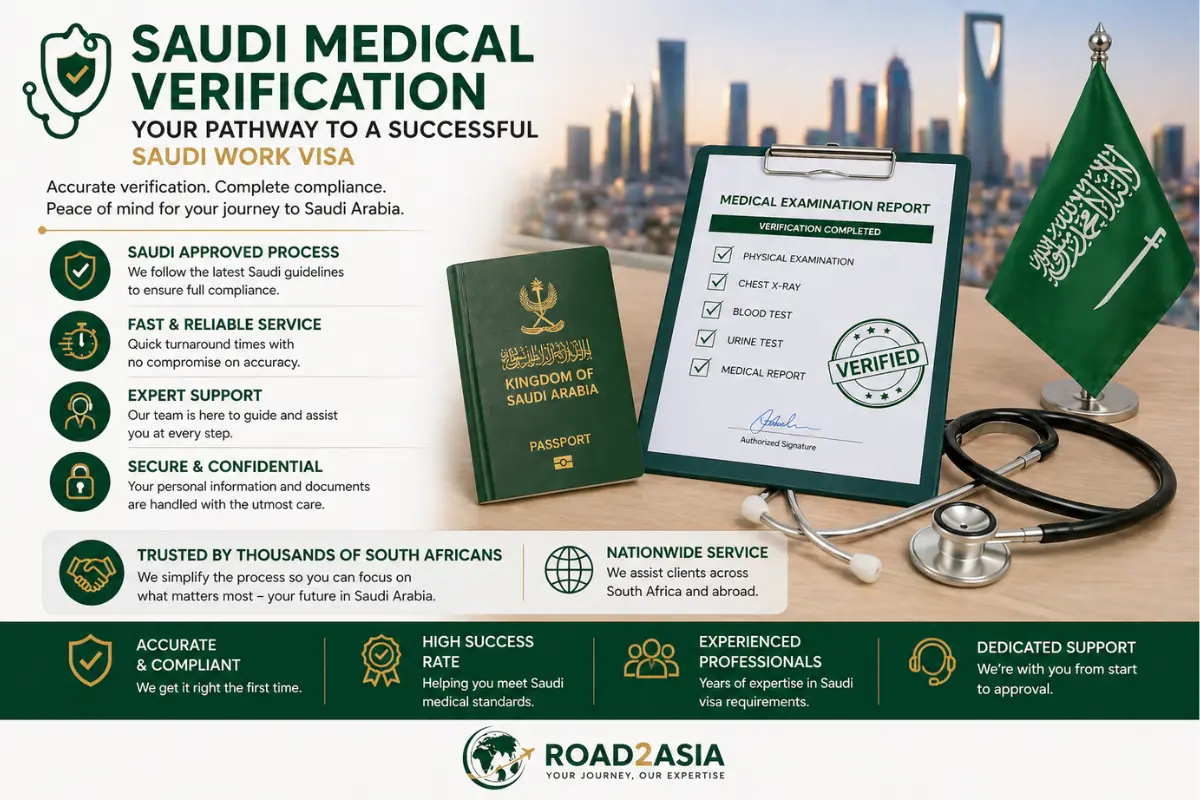 Saudi Medical Process South Africa by Road2Asia