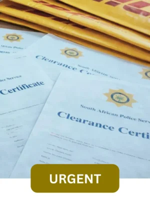 Urgent Police Clearance Certificate South Africa processing time 7 - 14 days