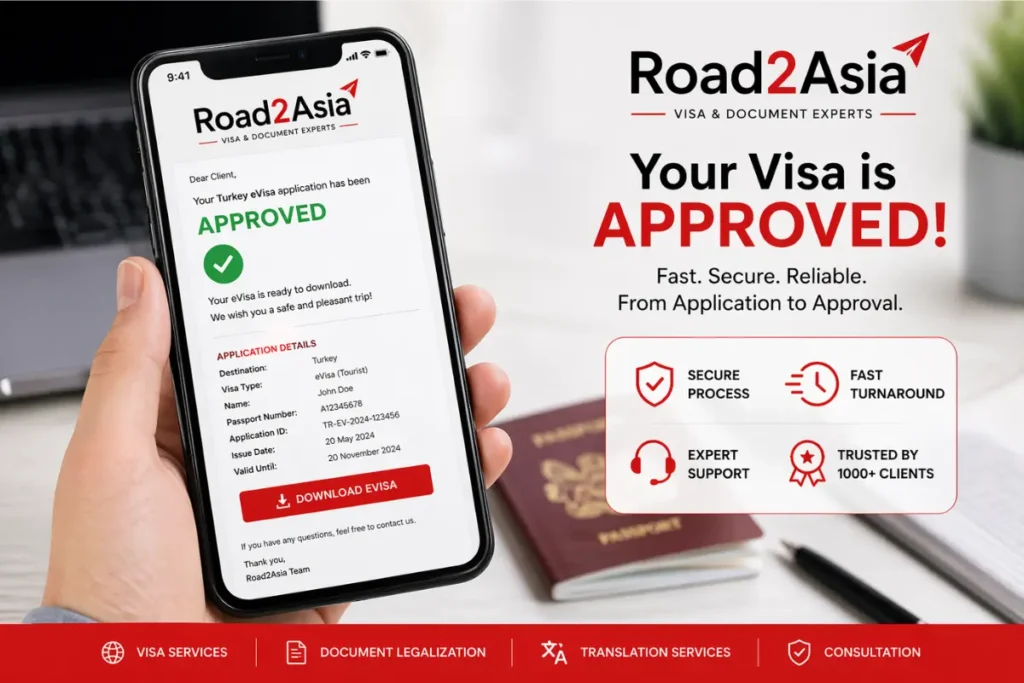 Turkey Visa Approval for South Africans by Road2Asia