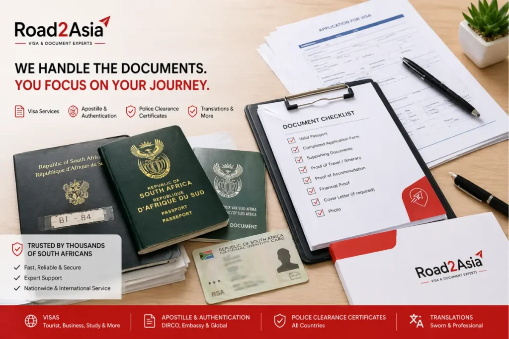 Turkey Visa Document Requirements for South Africans by Road2Asia